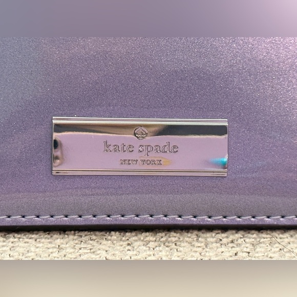 Kate Spade Lilac Iridescent Card Holder- New on box NWT - Picture 3 of 6